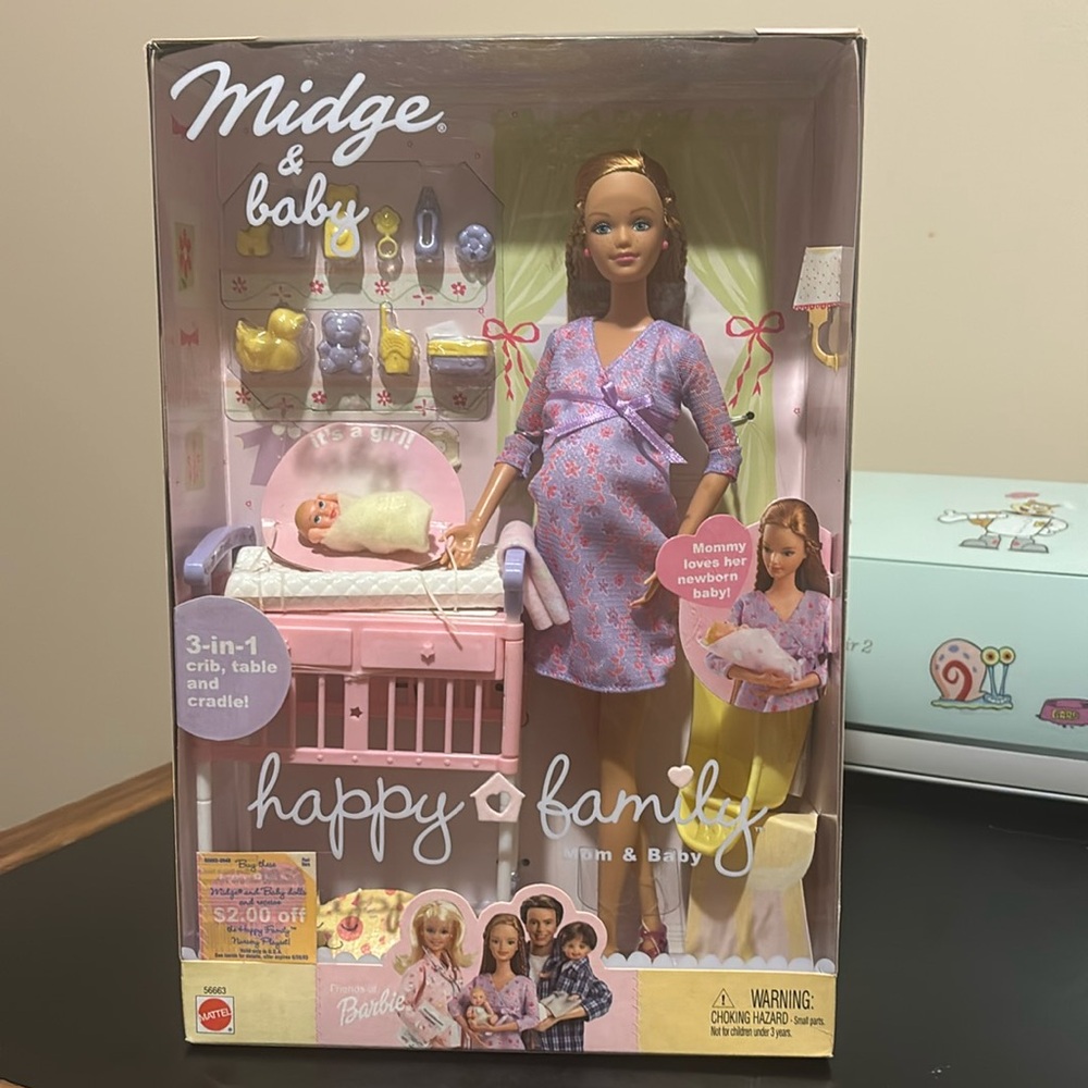 Happy Family Mom & Baby, Midge and Baby. Friends of Barbie